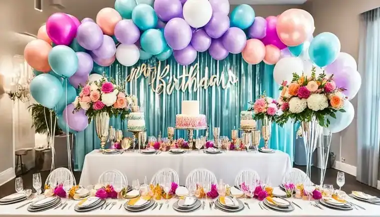 décoration d'anniversaire