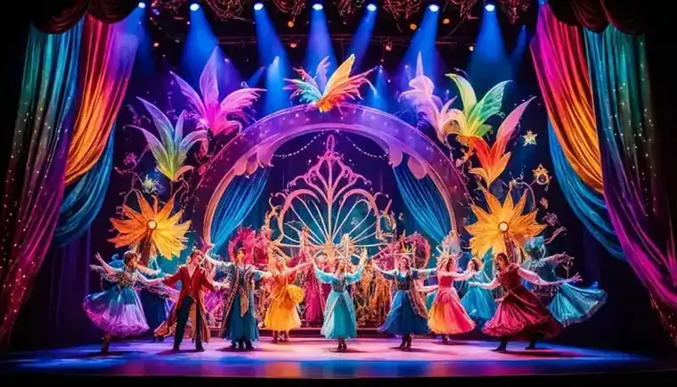 Spectacle de magie sur scène