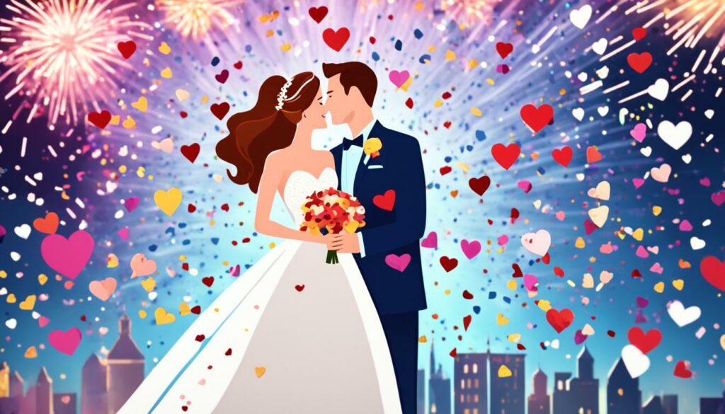 Intégration animations originales mariage