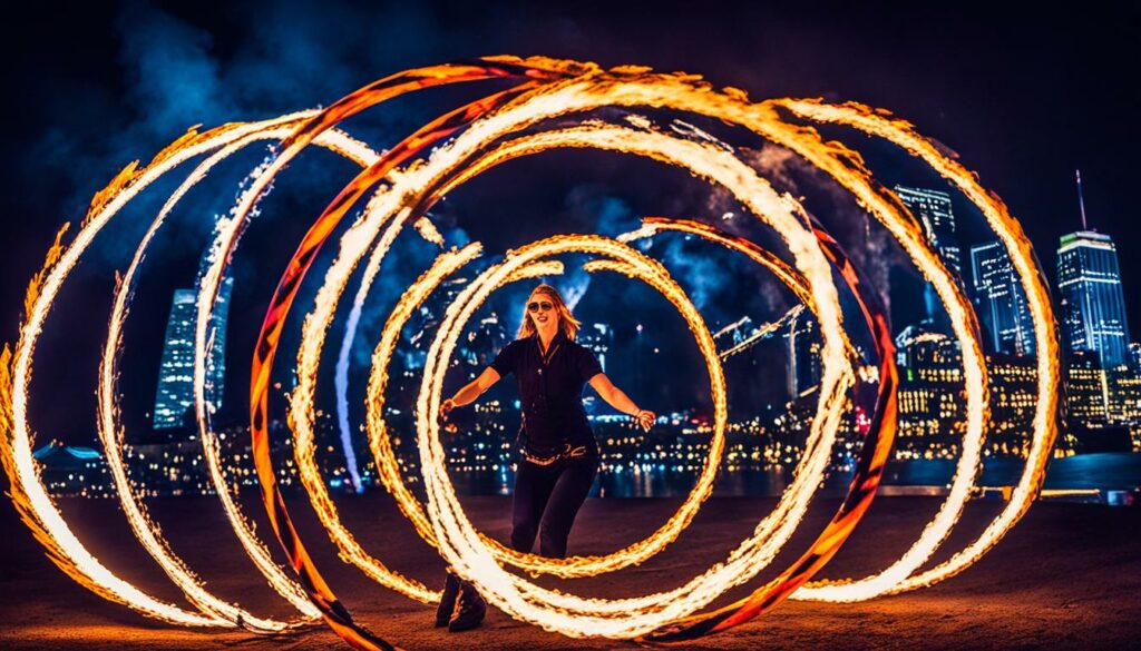 formats de spectacle de feu